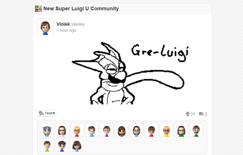 Illustration for article titled Luigi's Miiverse Community Has Become A Shitposter's Paradise In 2016